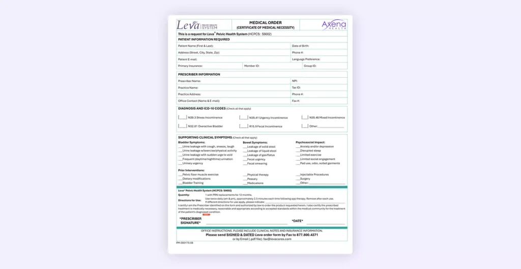 Prescription Form